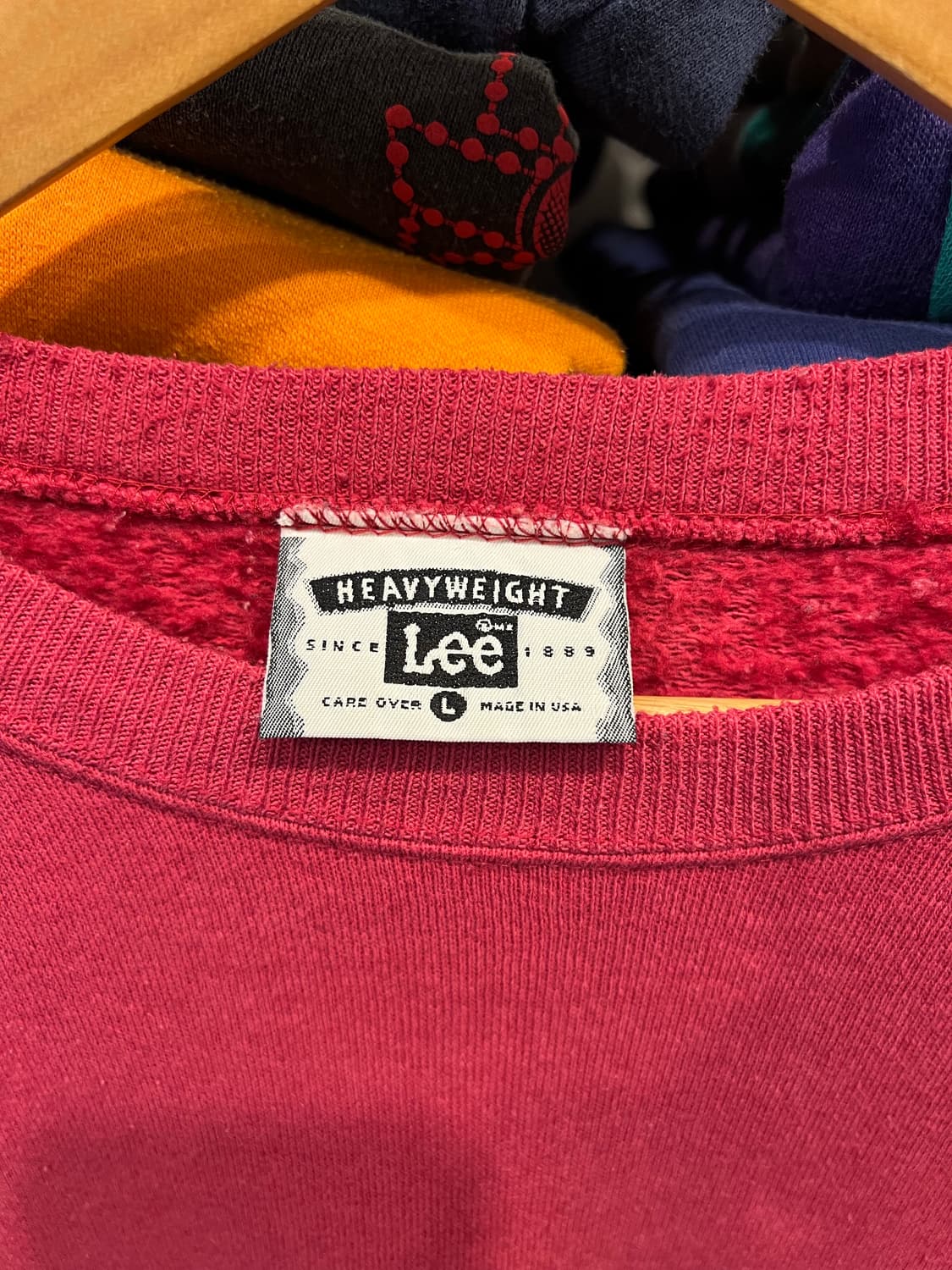 1990s LEE USA 플레인스웻 미국빈티지맨투맨 상품이미지2