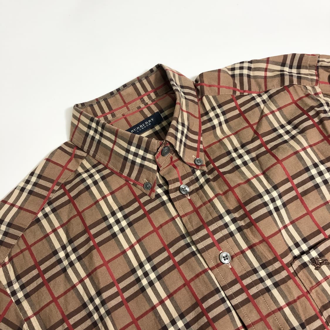버버리 체크 셔츠 M 상품이미지4