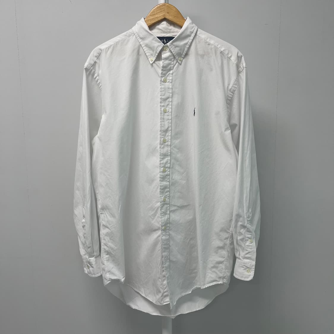 [L 국내110] 폴로 랄프로렌 코튼 BD화이트 긴팔 셔츠 상품이미지1