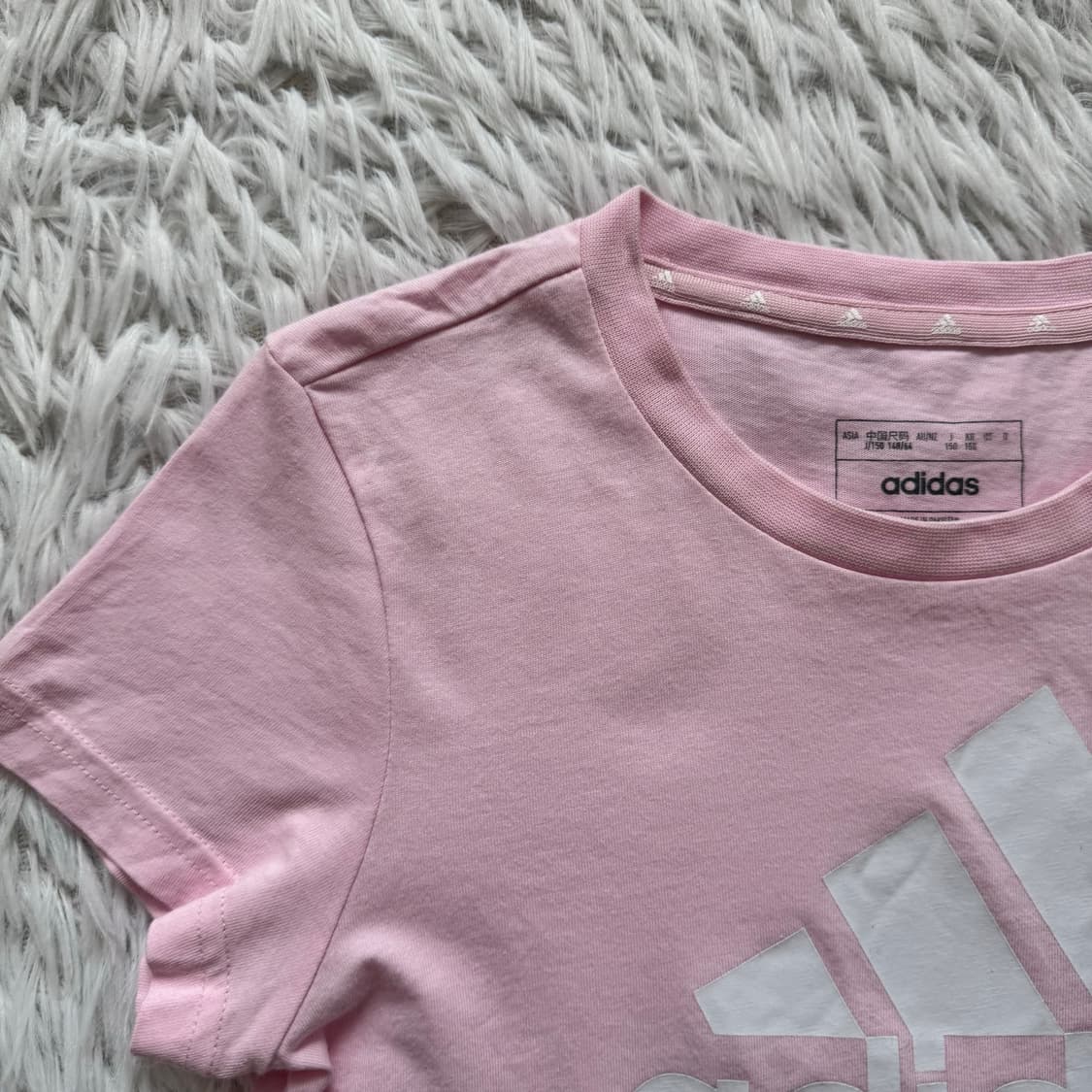 ADIDAS 일본빈티지 슬림핏 크롭티 아디다스 딱붙핏 반팔 XS 36 상품이미지1