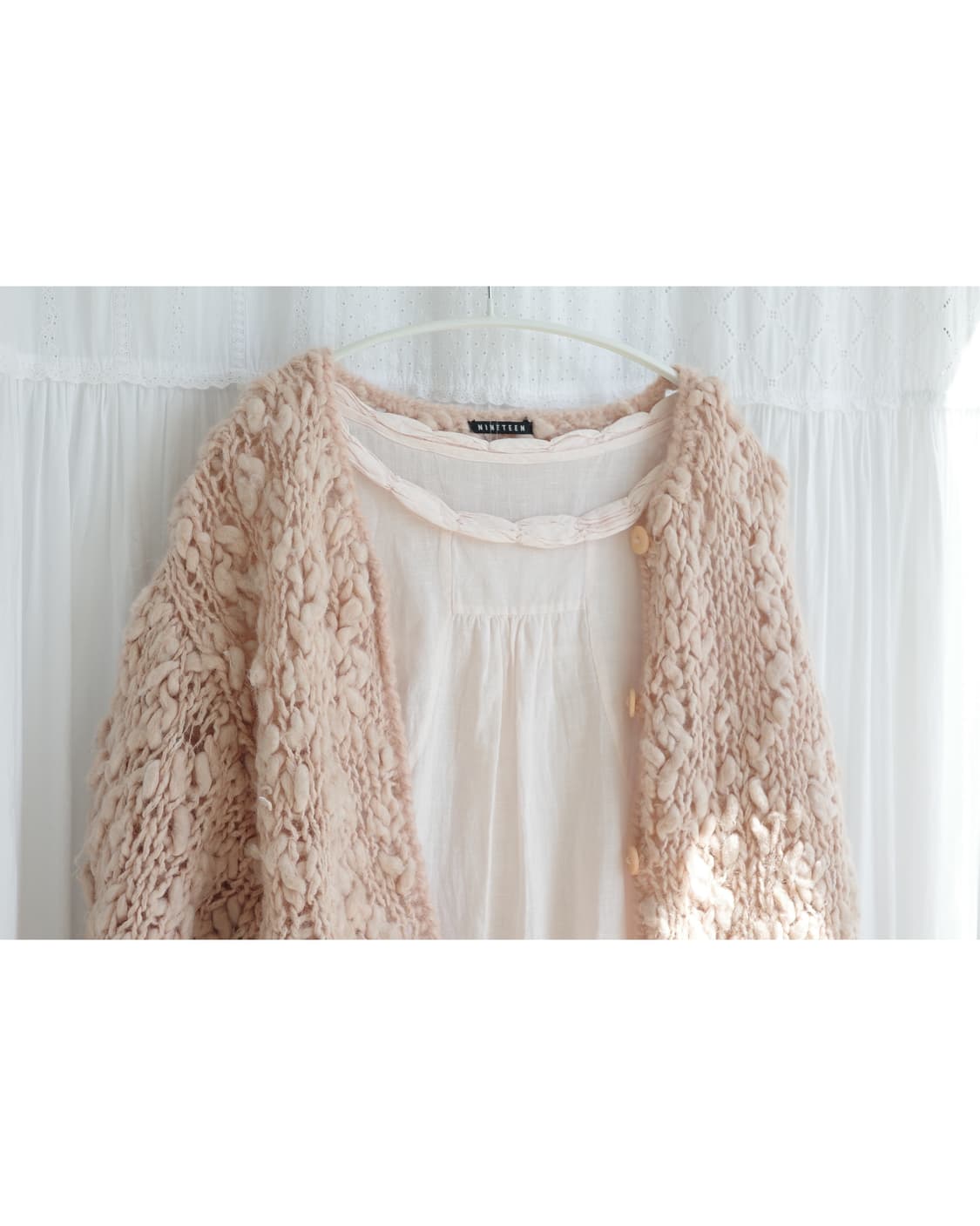 Light pink lovely cardigan 상품이미지1