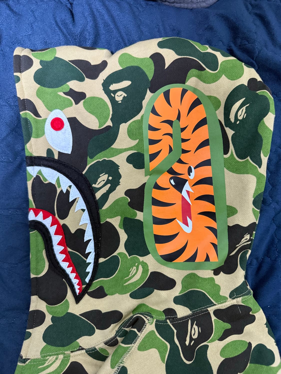 베이프 후드집업 녹계 급처!!! 상품이미지3