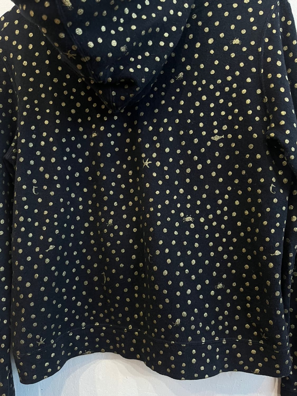 츠모리 치사토 도트 후드집업 MADE IN JAPAN 상품이미지5