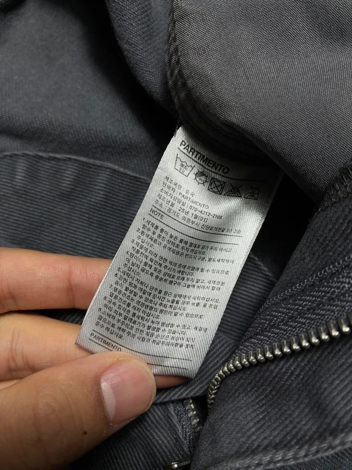 파르티멘토 워시드 버뮤다 카고 팬츠 R2325 상품이미지6
