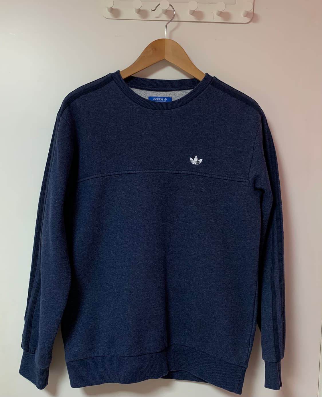 빈티지 아디다스 네이비 기모 맨투맨 상품이미지1