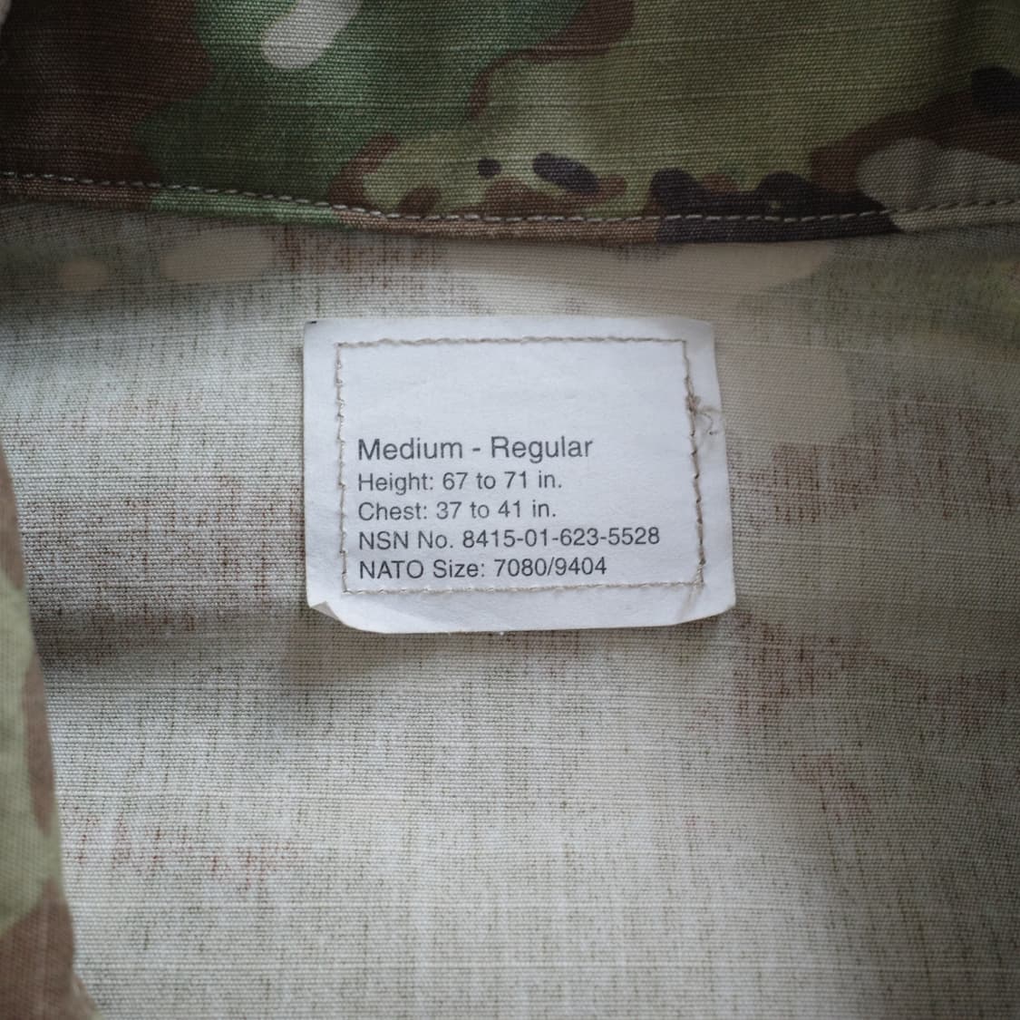 미군 오리지널 ACU OCP 전투복 상의 M-R 상품이미지5