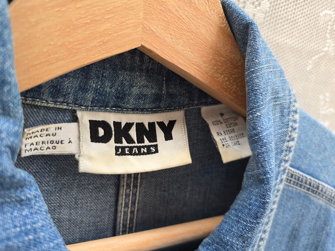 90s DKNY 데님 커버올 상품이미지6