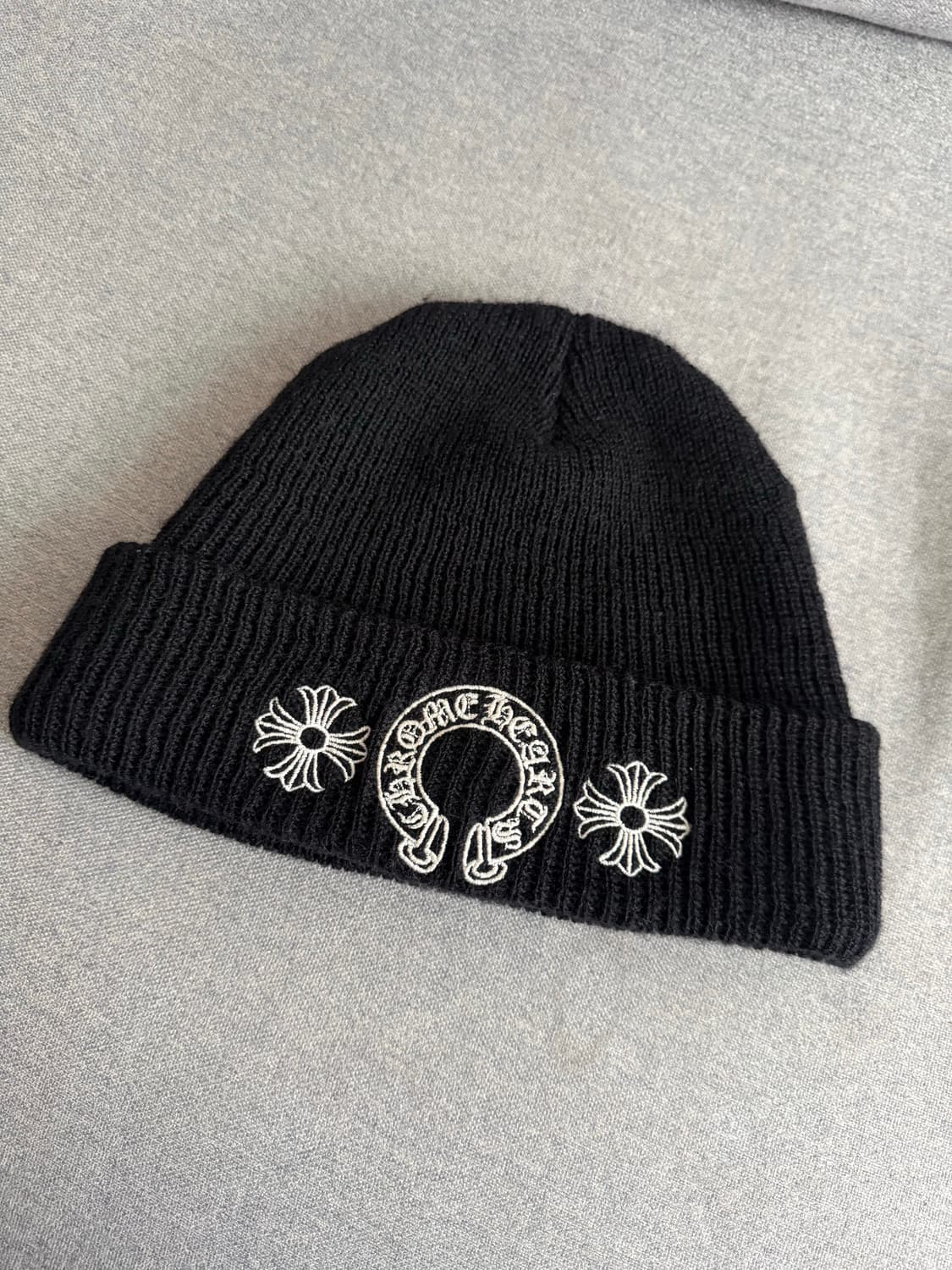 크롬하츠 홀스슈 비니 블랙 상품이미지1