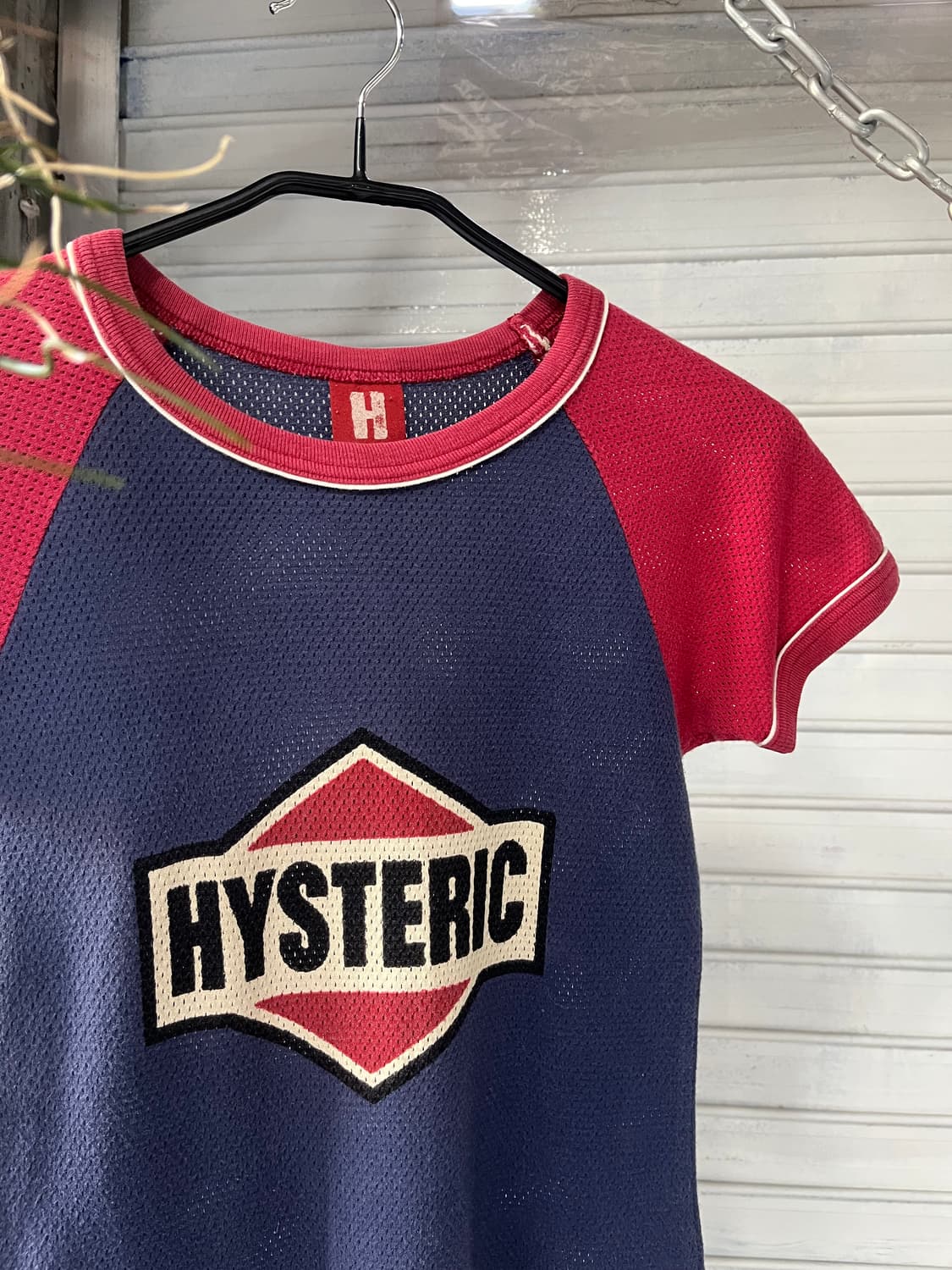90s Hysteric Glamour mesh raglan t-shirt 상품이미지4