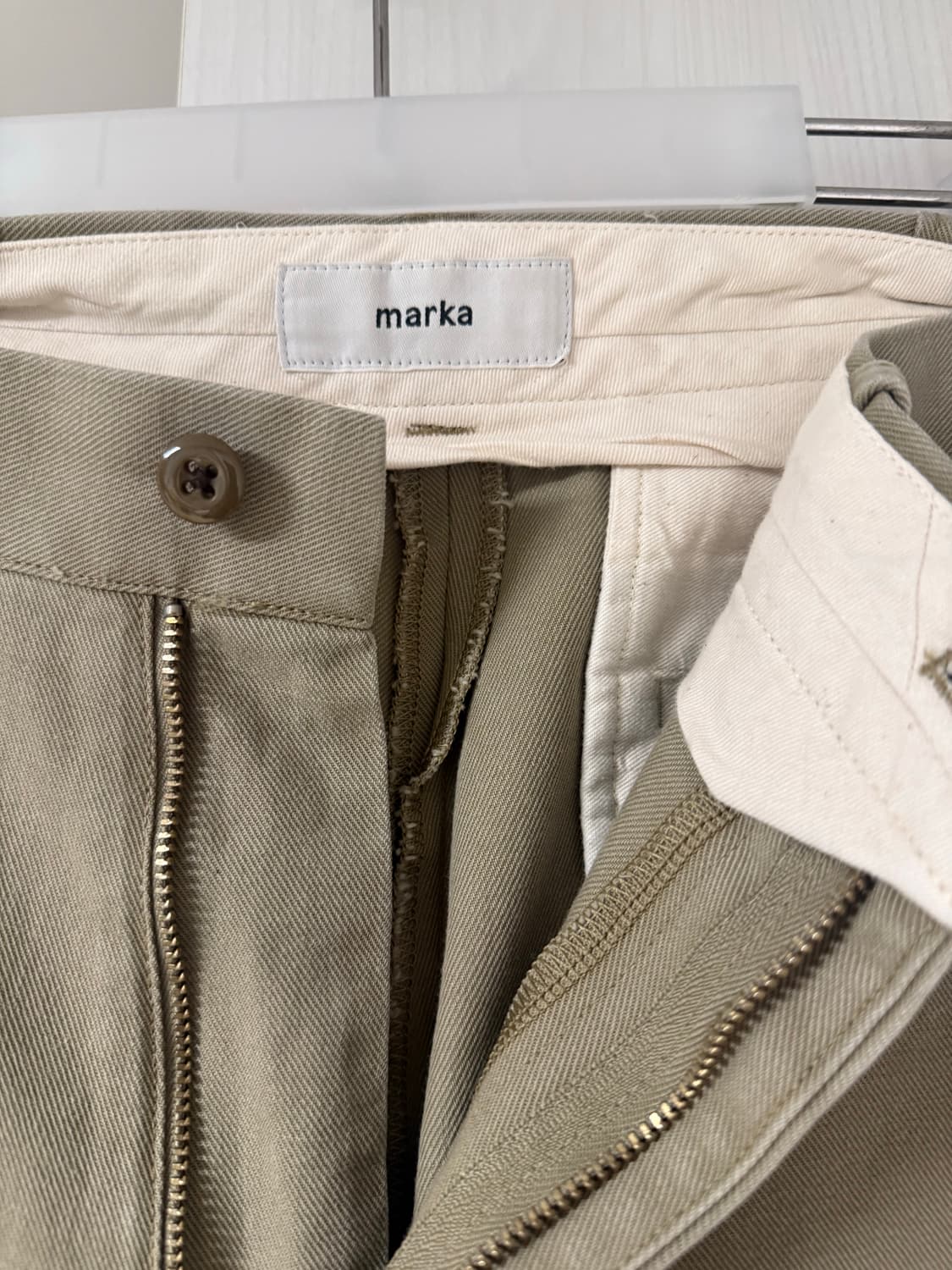 [2]marka 치노 팬츠 베이지 상품이미지2