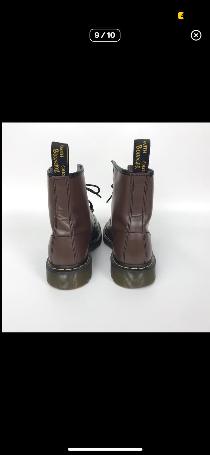 닥터마틴 8홀 브라운 워커 부츠 여성 상품이미지9