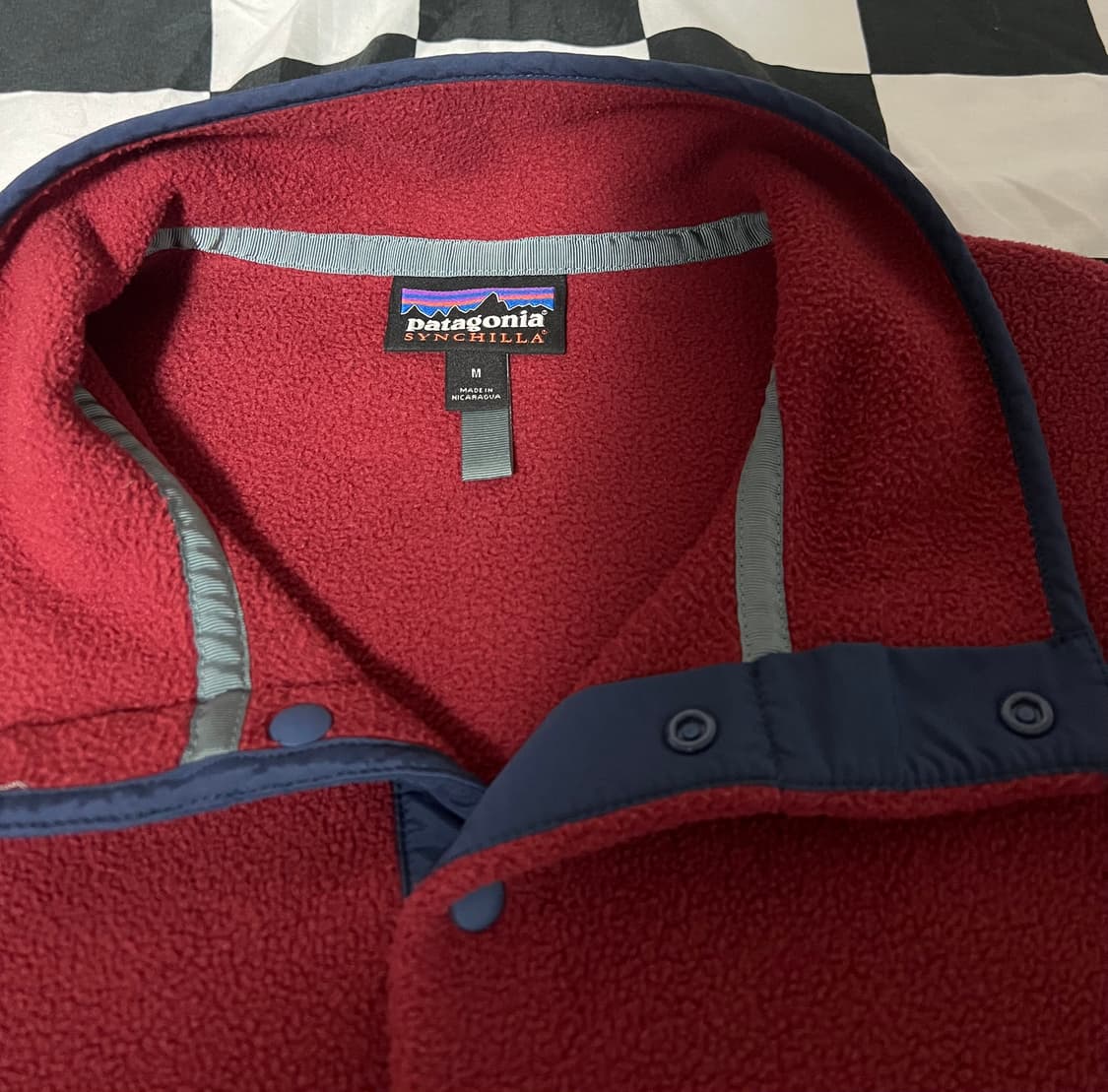 파타고니아 신칠라 버건디 M(100)사이즈 판매 상품이미지3