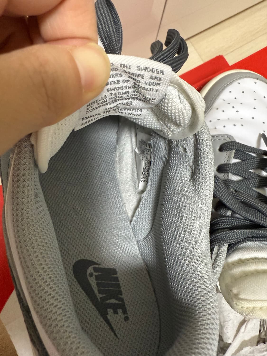 나이키 덩크 로우 스모크 그레이 245 상품이미지6