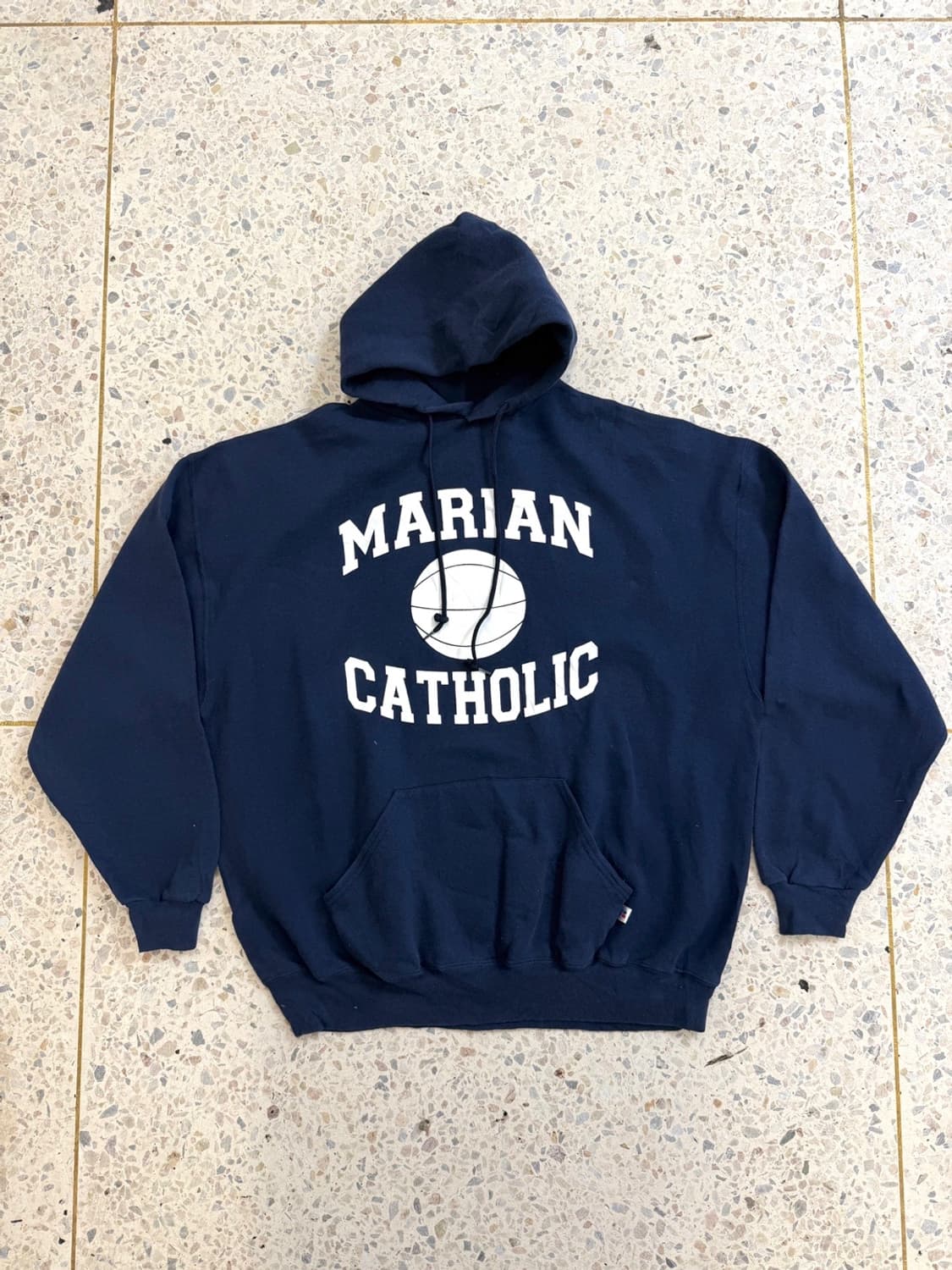 90's 러셀 후드티 네이비  상품이미지5