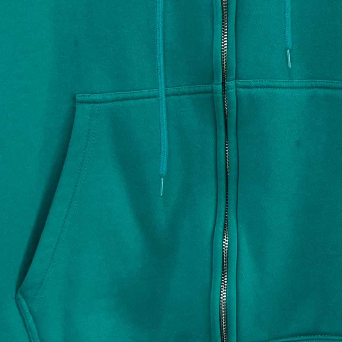 스투시 민트그린 기모안감 베이직 후드집업 상품이미지6