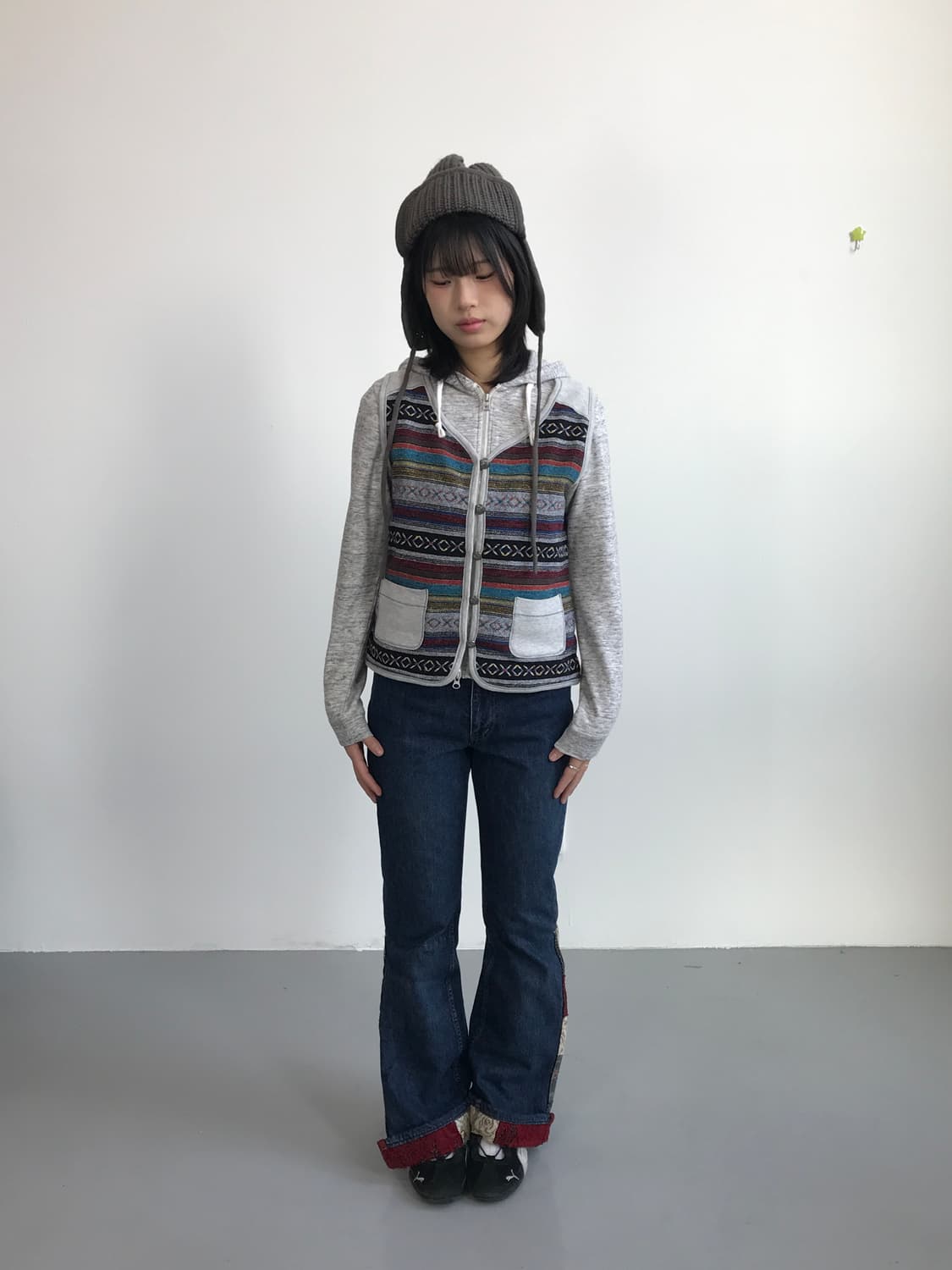 DKNY Vintage Patchwork Hem Denim 상품이미지4