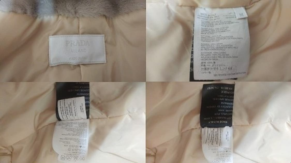 PRADA 프라다 밍크 천연가죽 무스탕 여성 77
​ 상품이미지9