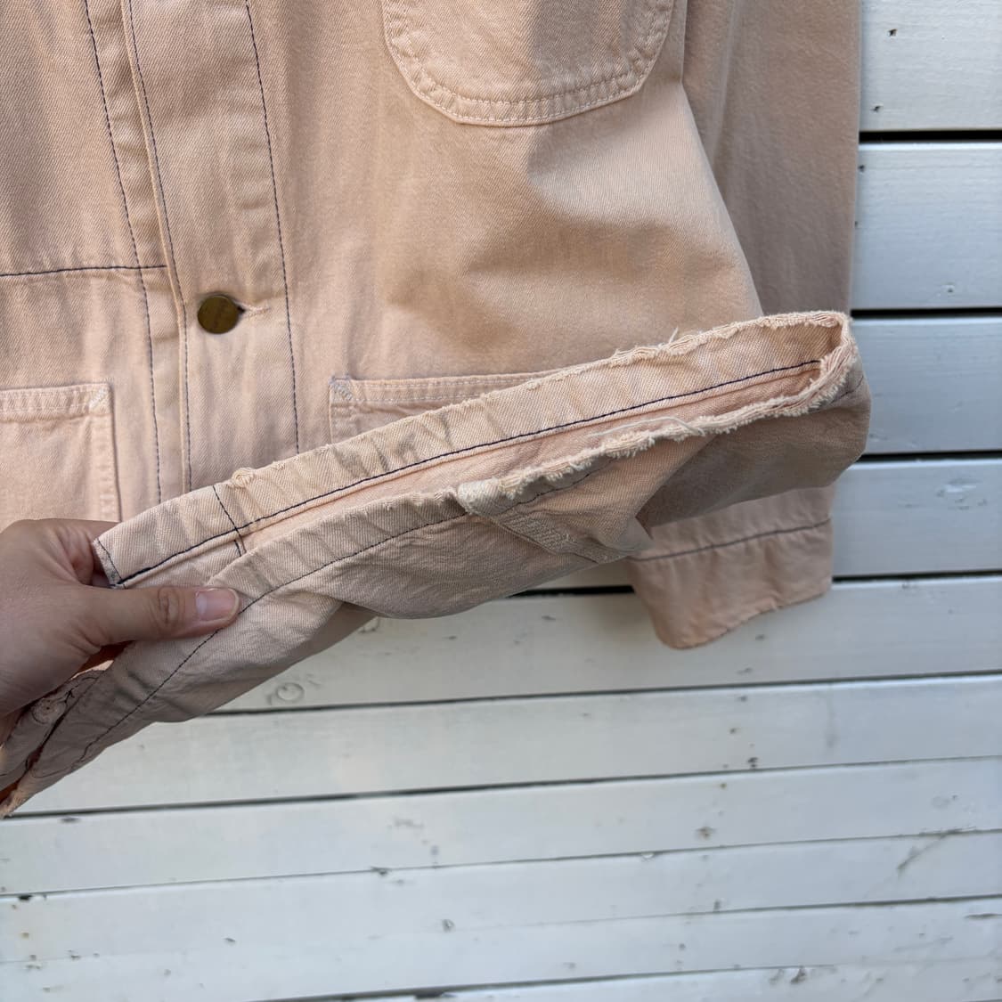 Carhartt 90s 칼하트 made in usa 데님 초어자켓 상품이미지8