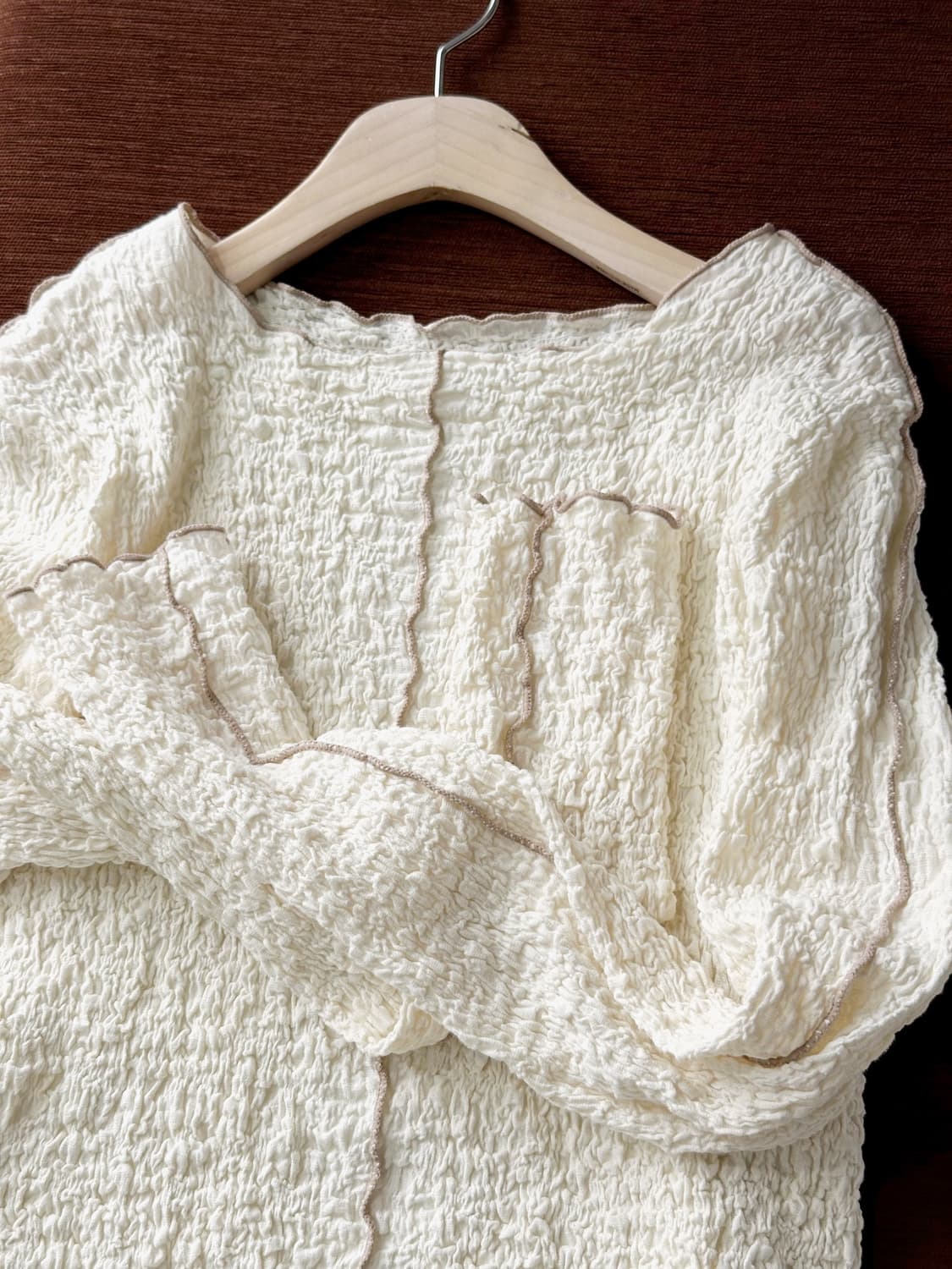 Shirred volume fabric design P/O 상품이미지1