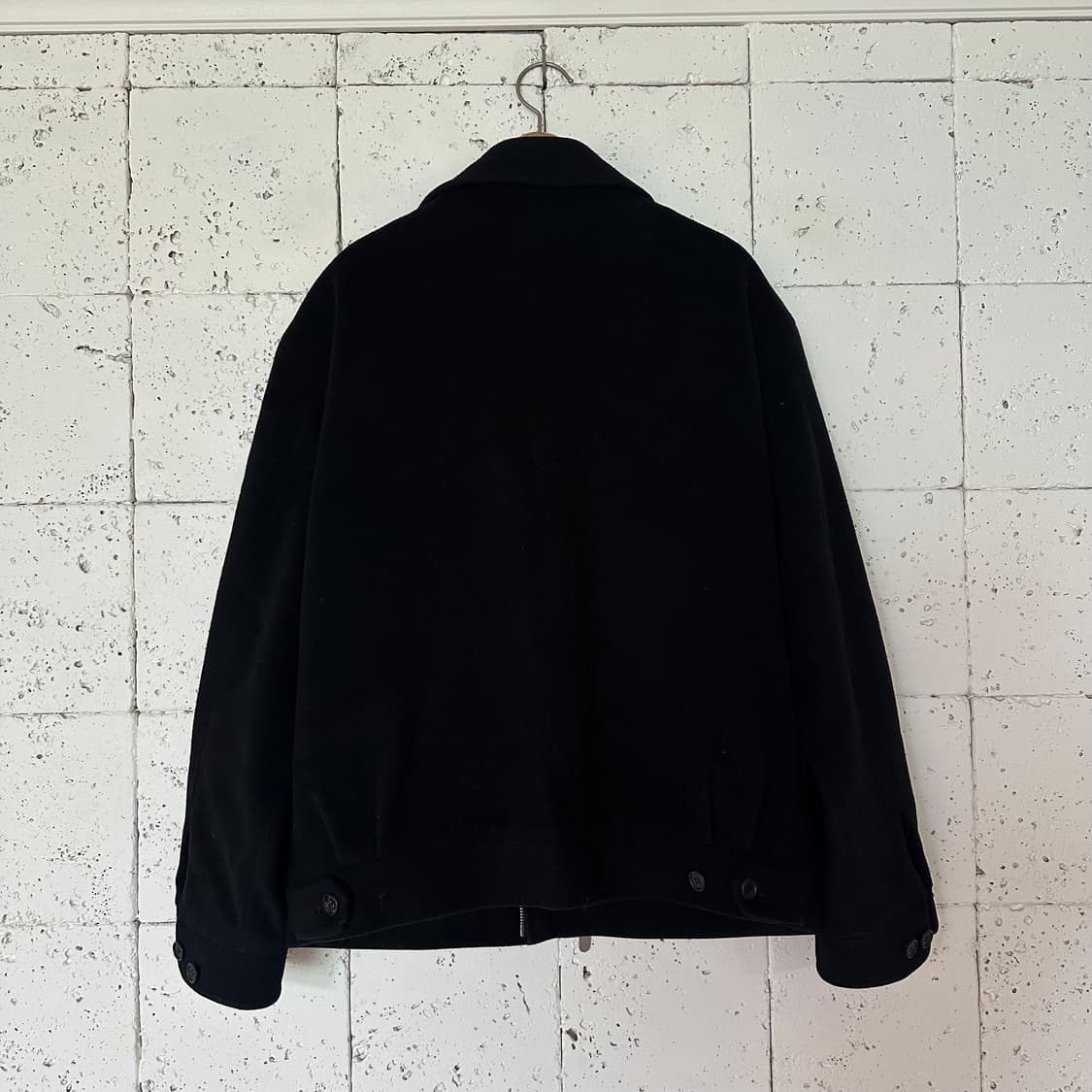 105 YSL 입생로랑 모직 블루종 블랙 상품이미지4