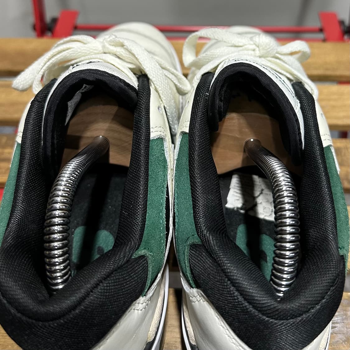 250) 뉴발란스 운동화 남녀공용 신발  550 레더 아이보리 그린 상품이미지5