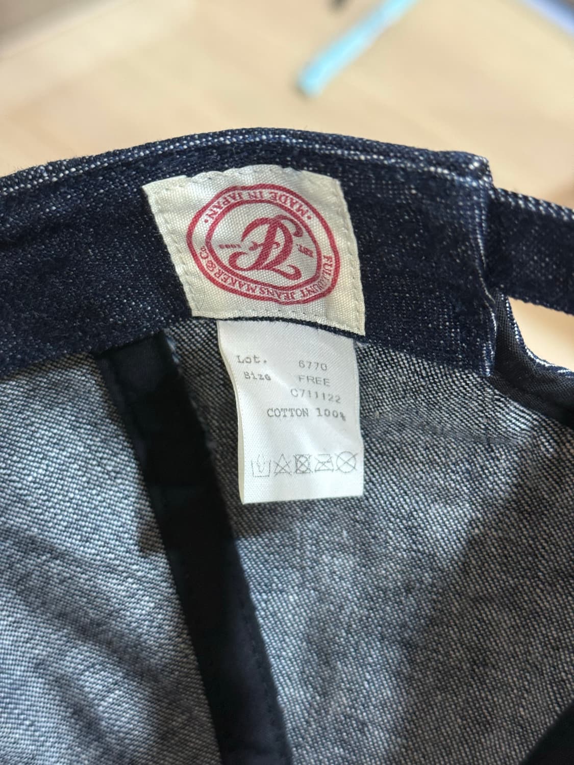 풀카운트 데님 볼캡 모자 상품이미지3