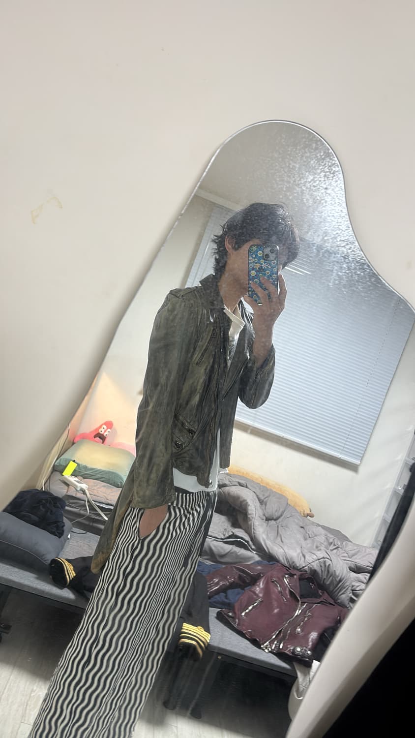 발망 데카르넹 2010ss 램스킨 라이더 자켓 롱 상품이미지7