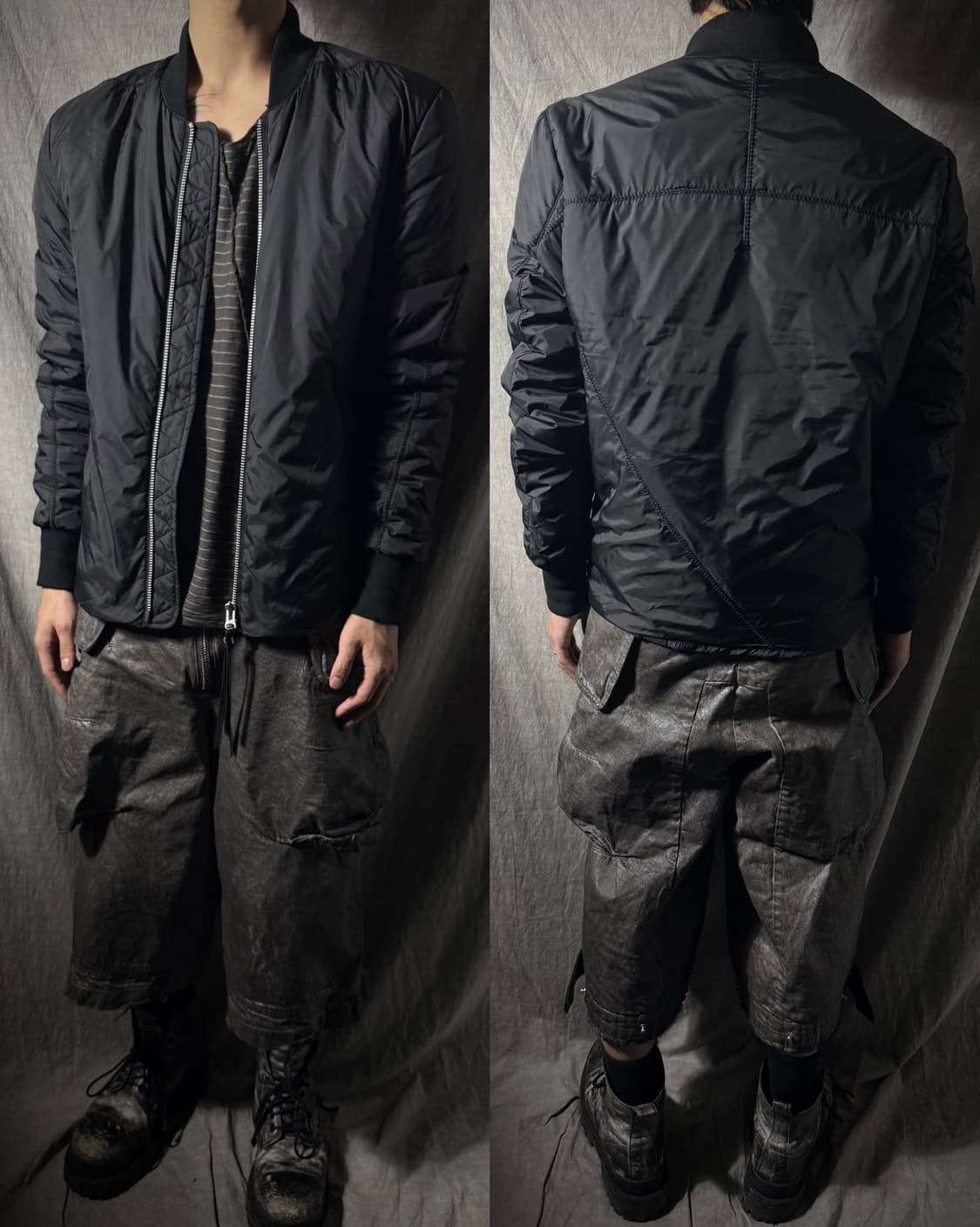Thom Krom Nylon Bomber Jacket   상품이미지1