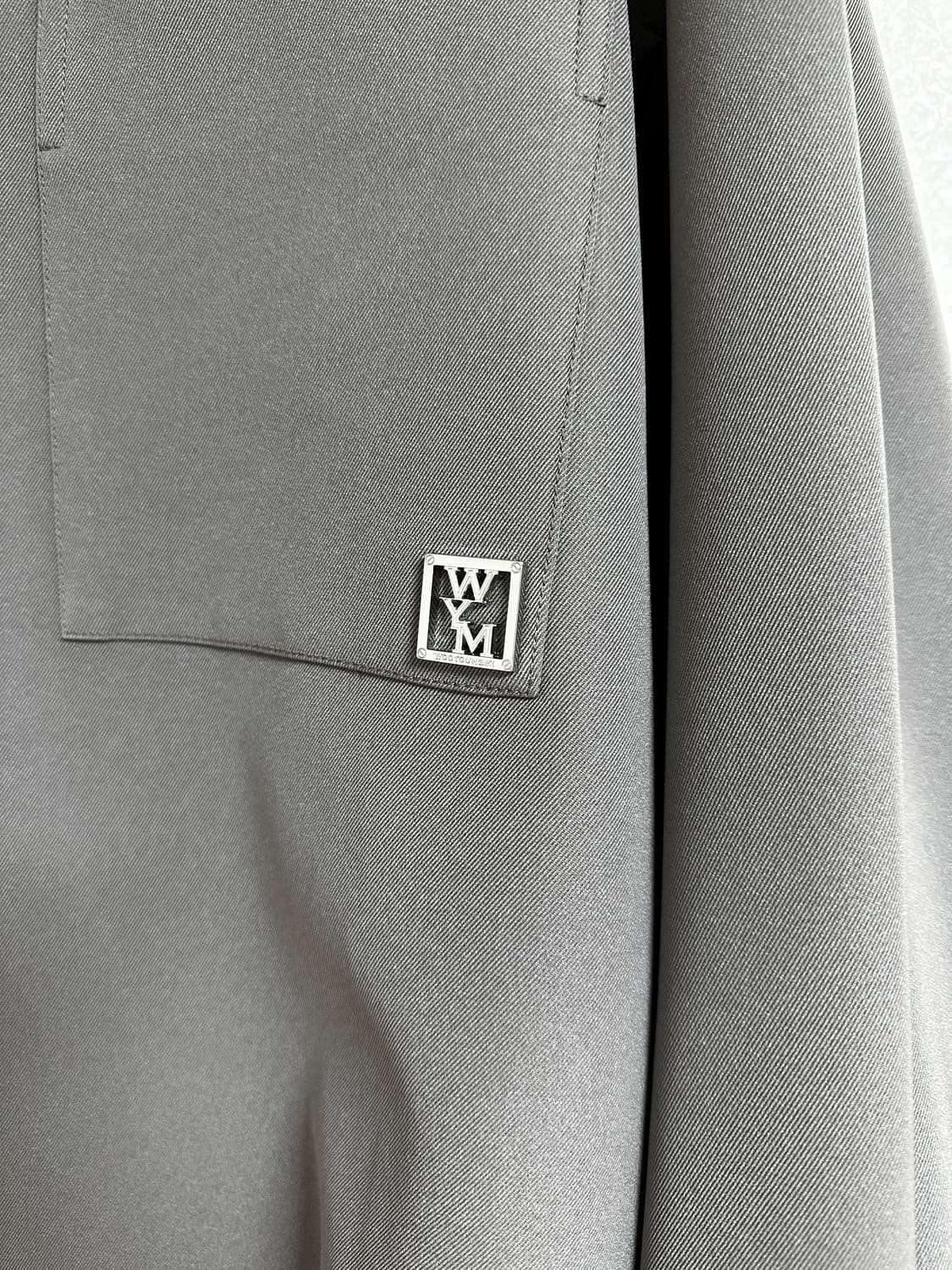 (50) 23SS 우영미 더블 포켓 폴로 티셔츠 - 그레이 상품이미지6