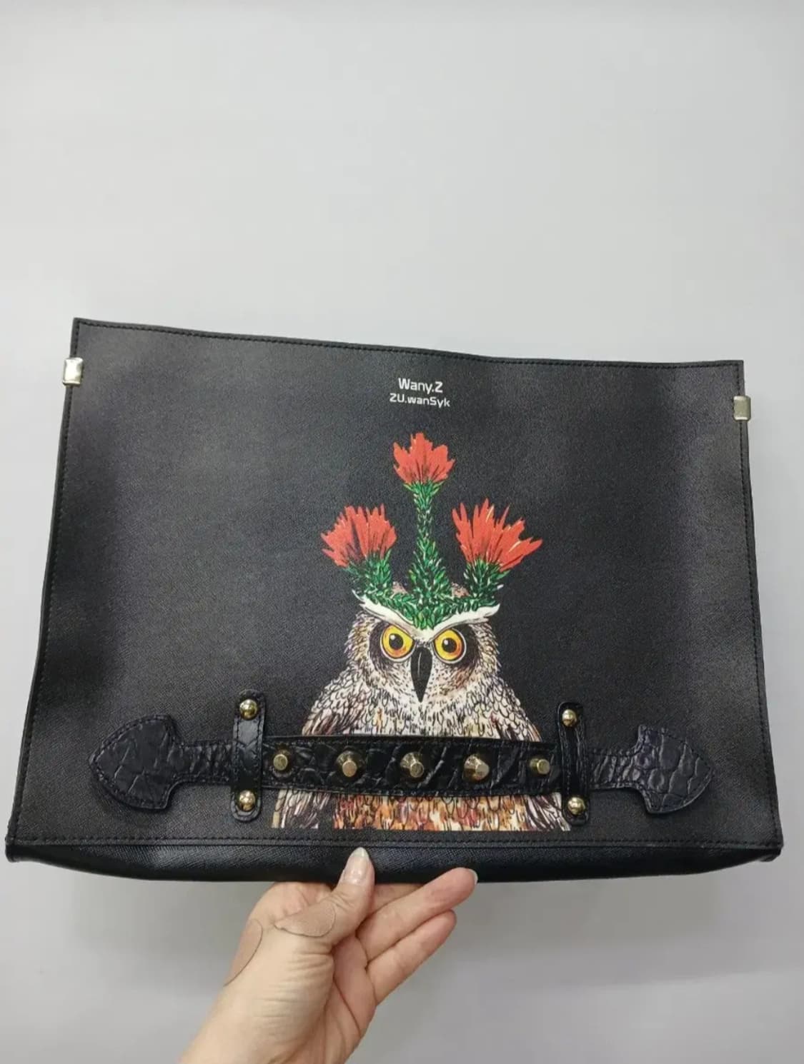 와니지소가죽크러치 상품이미지2