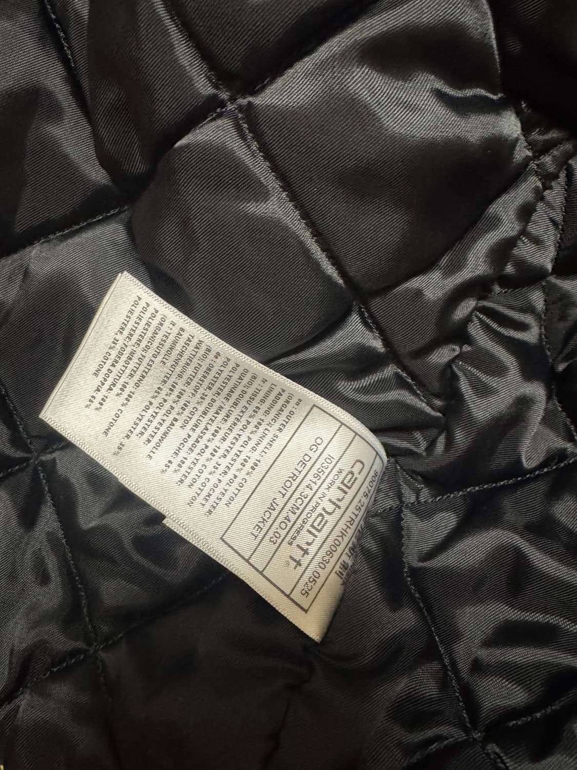 [M] 칼하트wip og  디트로이트 올리브 스톤캔버스 새상품 상품이미지4