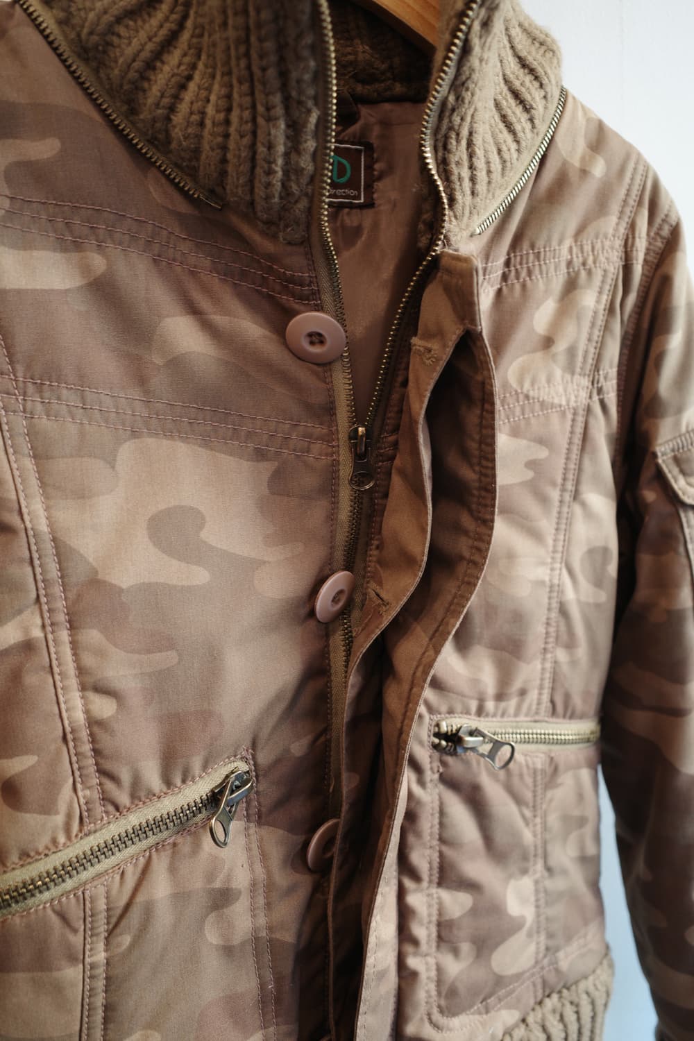 PRD 투웨이 집업 카모패턴 자켓   상품이미지3