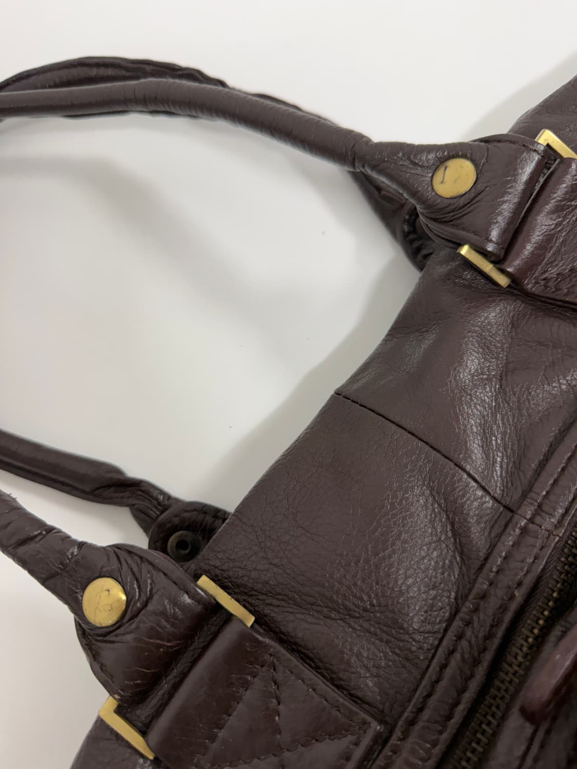 빈티지 투웨이 레더 포켓백 상품이미지4