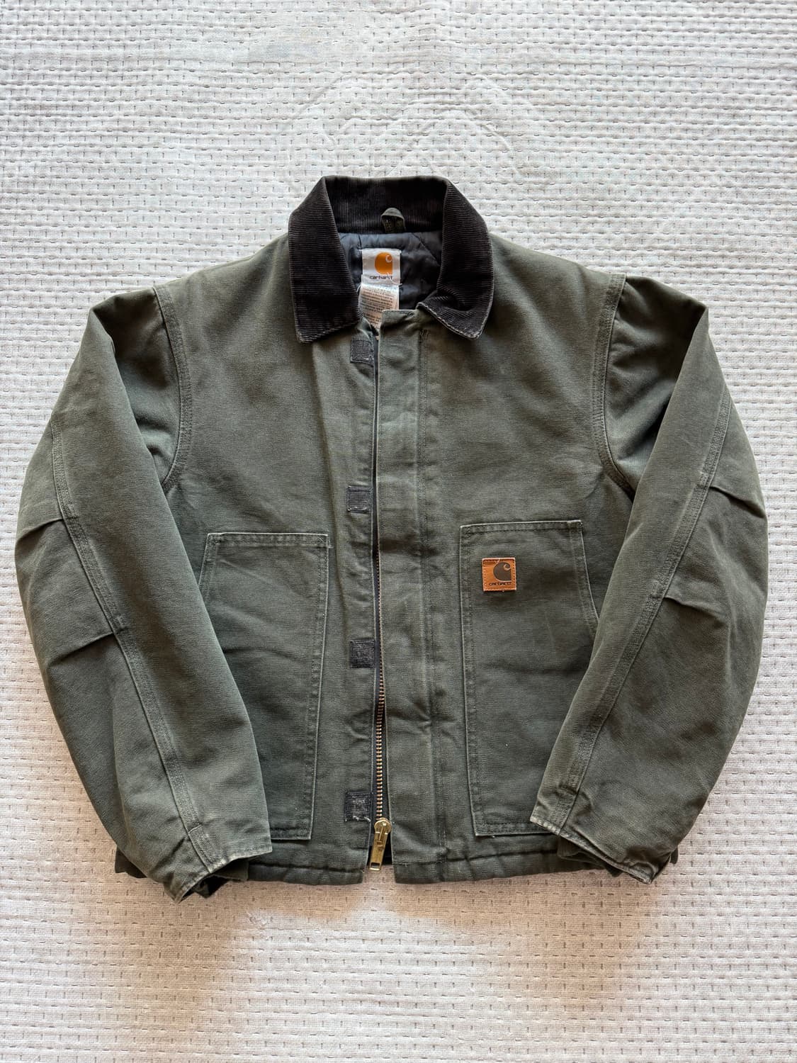 [S] 칼하트 샌드스톤 디트로이트 덕 액티브 자켓 j22 모스 상품이미지1