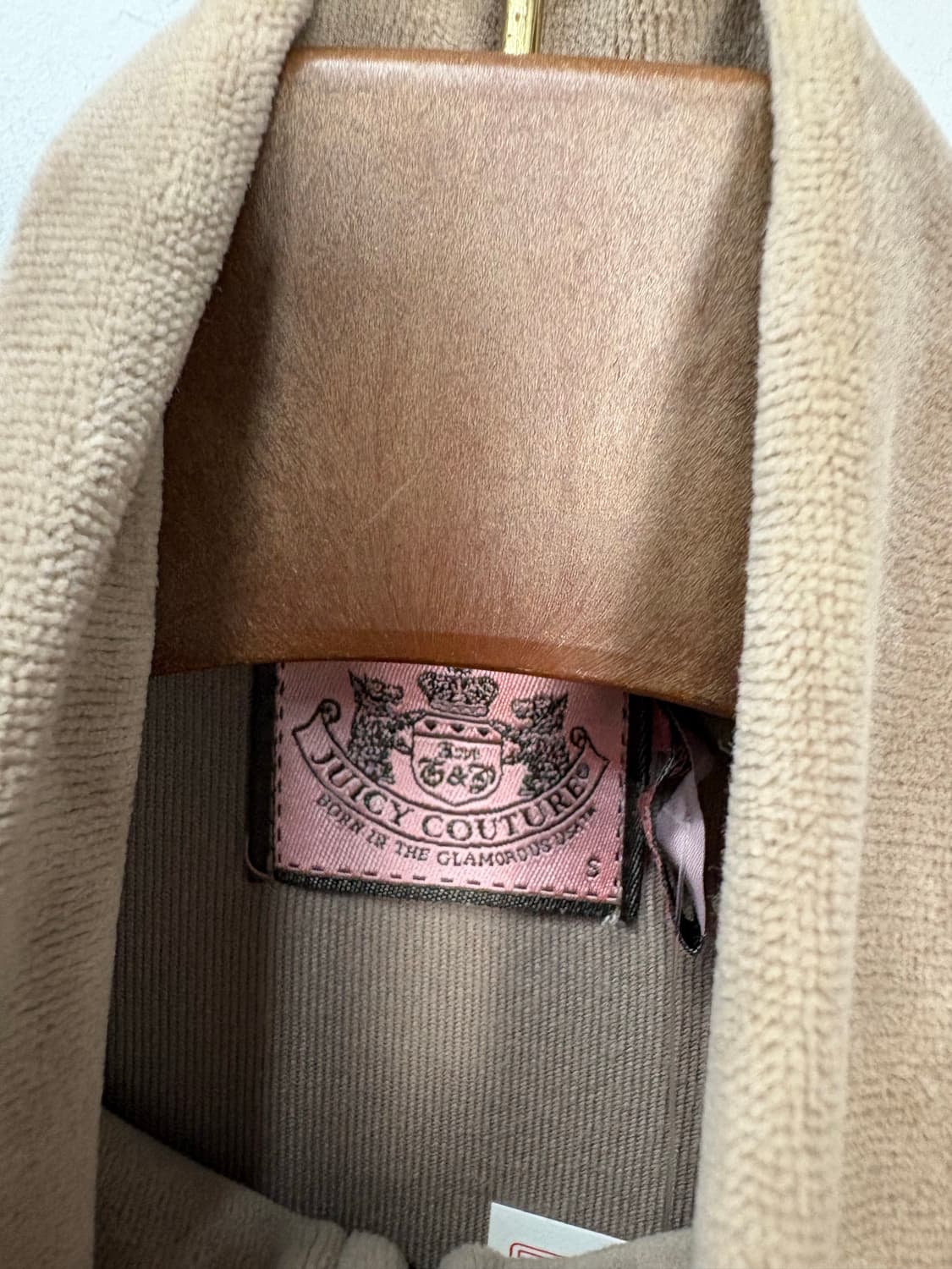 쥬시꾸뛰르 벨벳 집업 A3080 상품이미지5