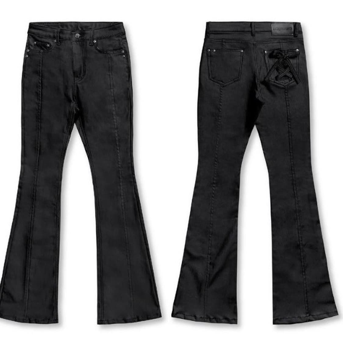 달링유어배드 COATED BLACK BOOTS CUT DENIM M사이즈 상품이미지1