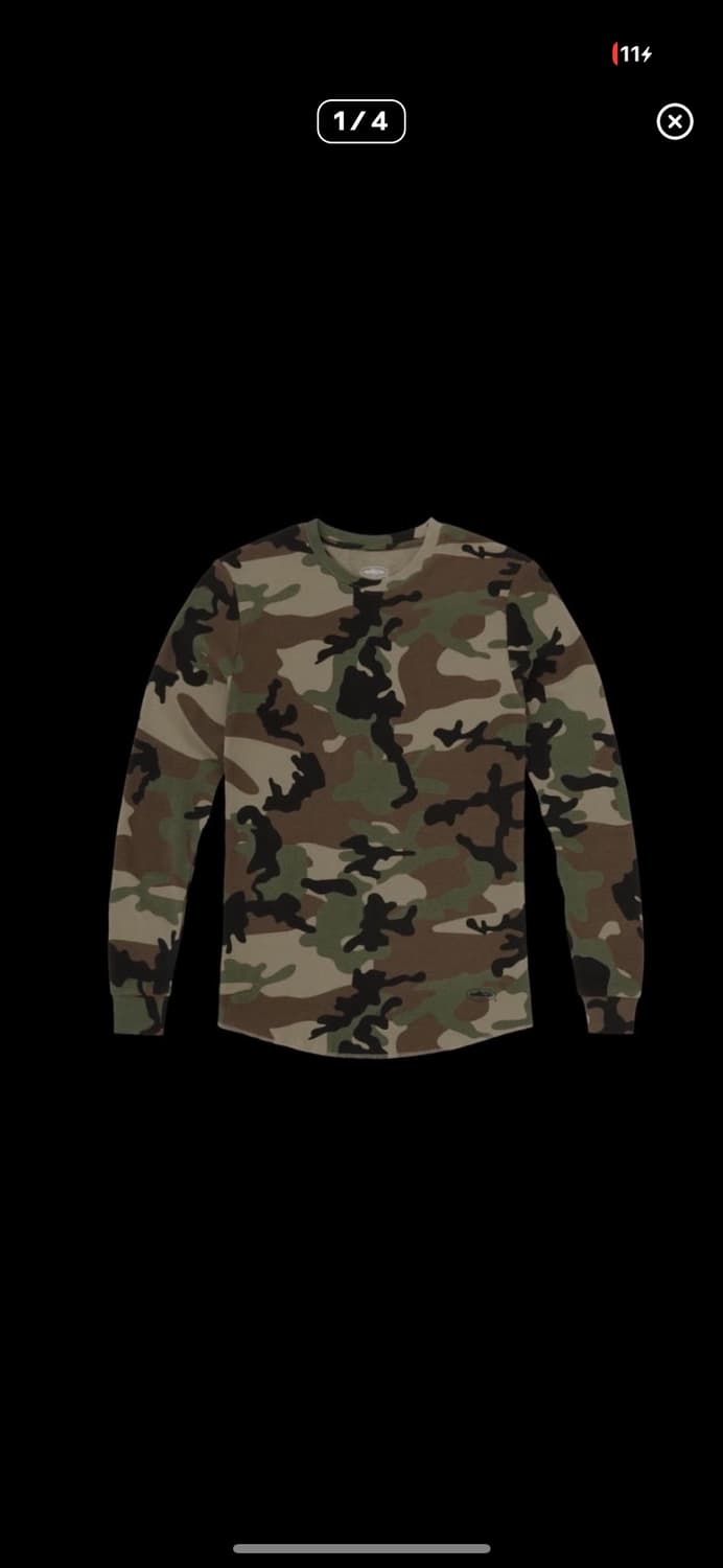 Corteiz 코르테이즈 게릴라 써멀 와플 카모 롱슬리브 상품이미지1