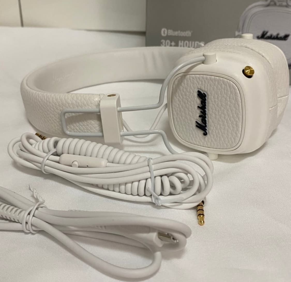 마샬 Major III 블루투스 헤드폰 화이트 새 상품 상품이미지3