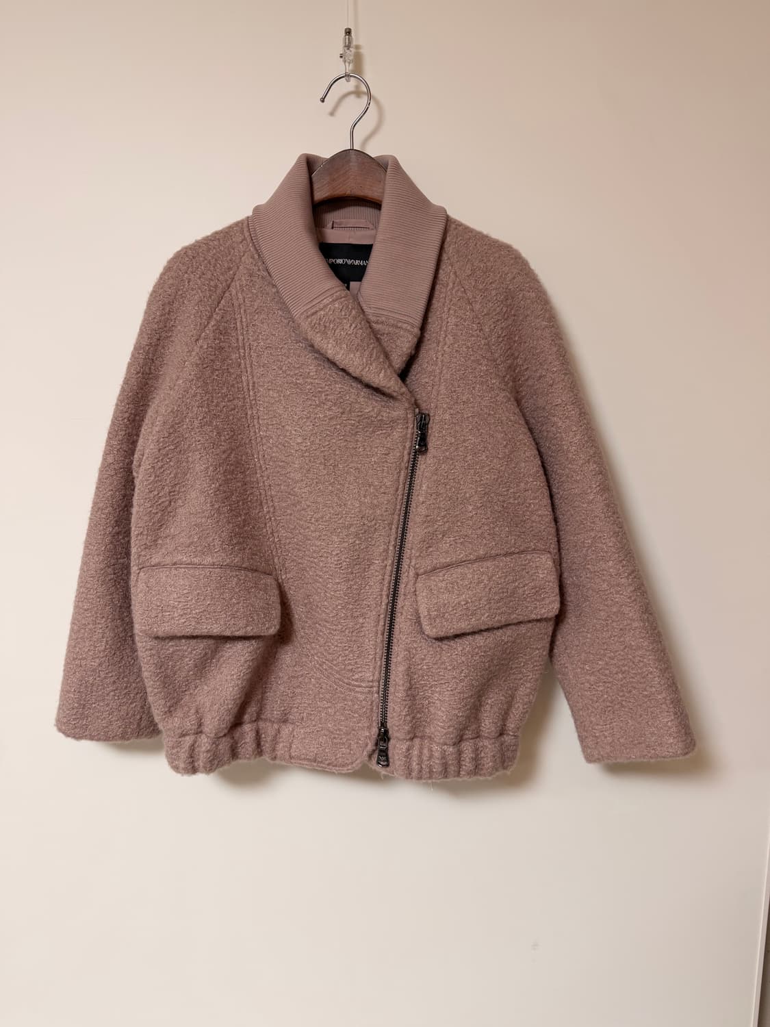 엠포리오 아르마니 모직 봄버 자켓 38 상품이미지9