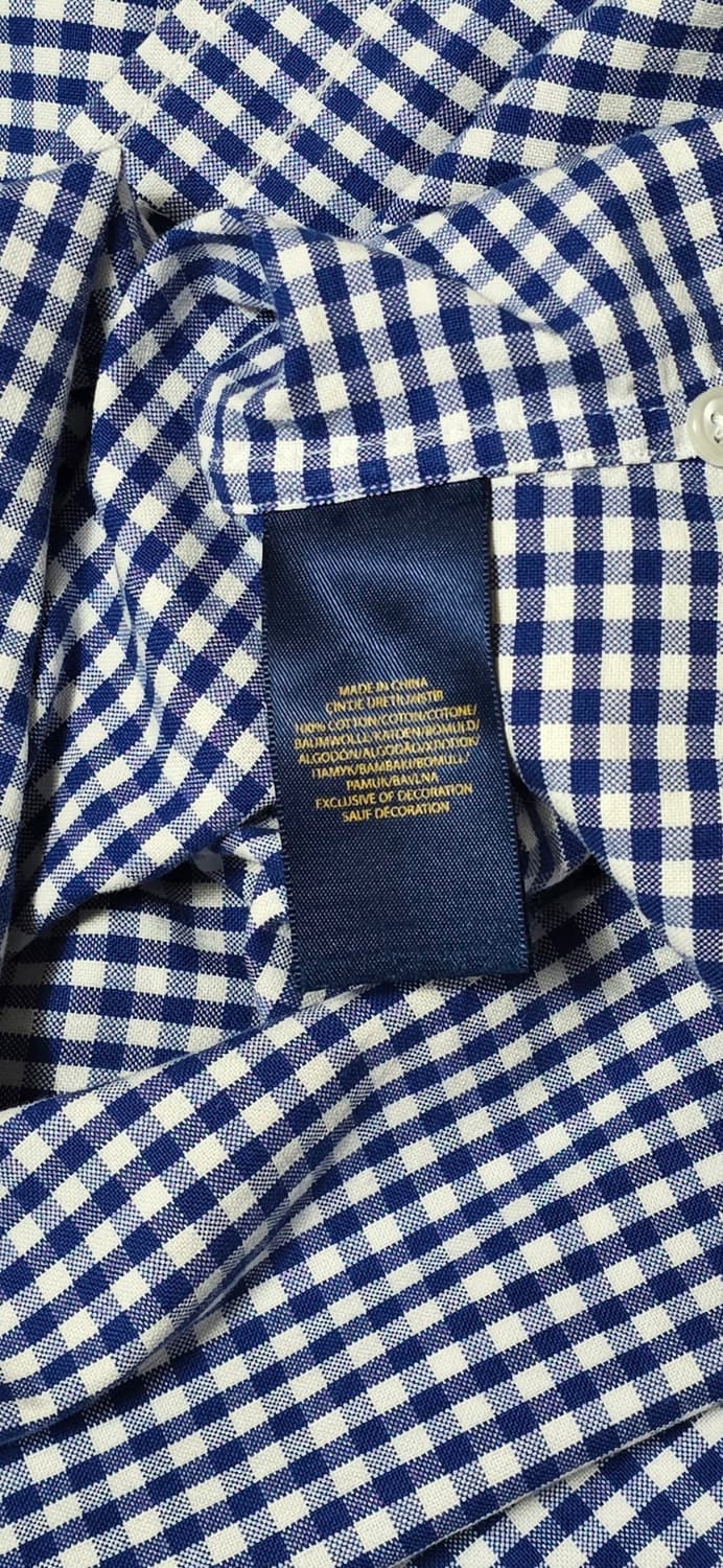 폴로 랄프로렌 골프 여성 깅업  체크 셔츠 55 상품이미지4