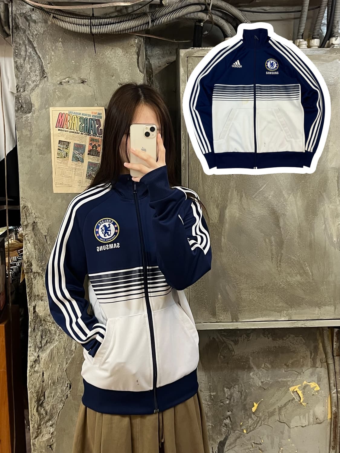 아디다스 삼성 첼시 져지 네이비 95 #csz800 상품이미지1