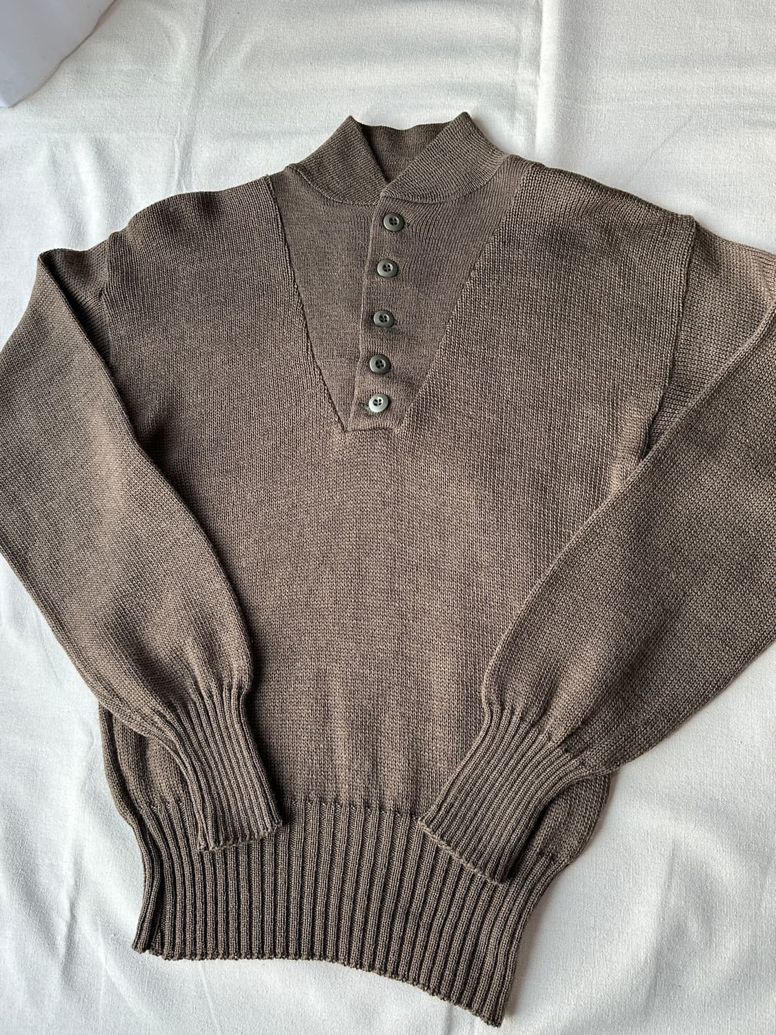 미군 5버튼 오리지널 울 니트 L 상품이미지2