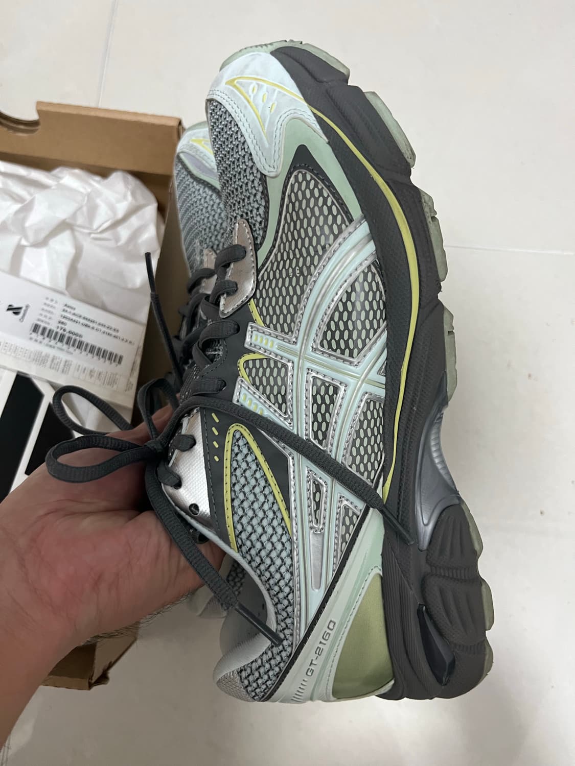 아식스 ub3-s gt2160 블루 카본 260 상품이미지4