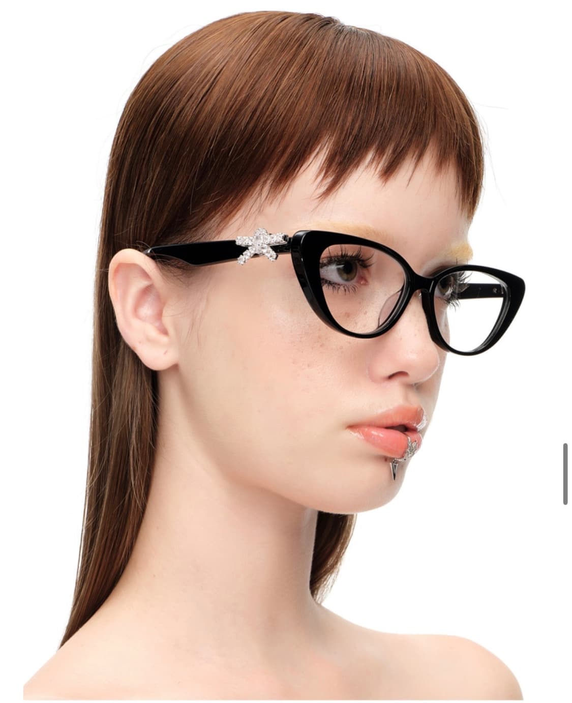 슈슈통x위민 사이드 보우 안경 상품이미지1