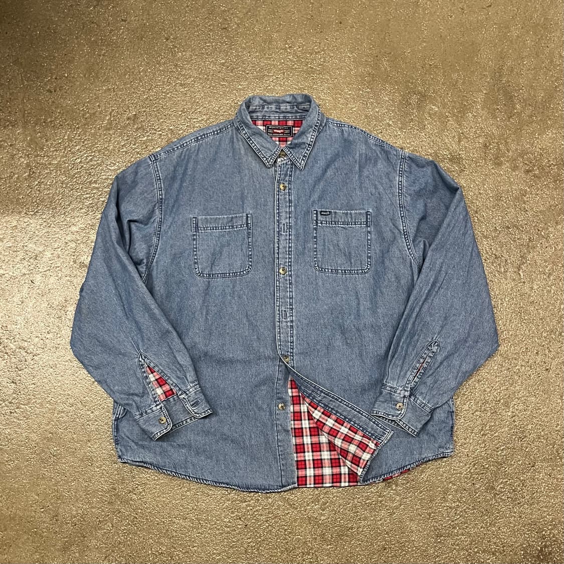 랭글러 플란넬 데님 셔츠 (110) 상품이미지1