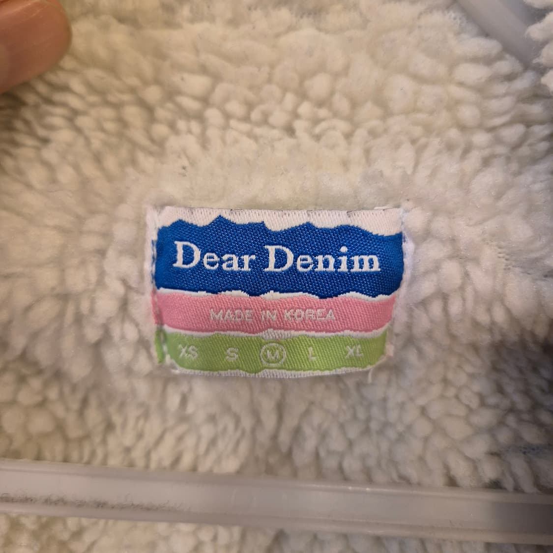 M~L(착샷잇음) 팔왕통 양털 데님코트  상품이미지6