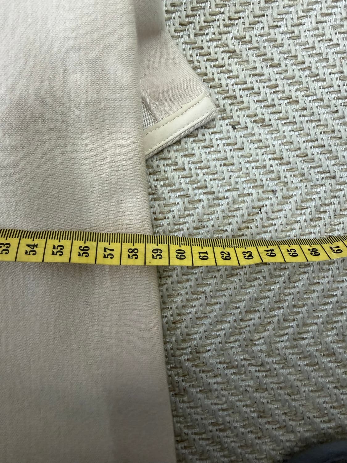 정품) 시스템 한섬 아이보리색 리본넥 블라우스 맨투맨 90 F 상품이미지9