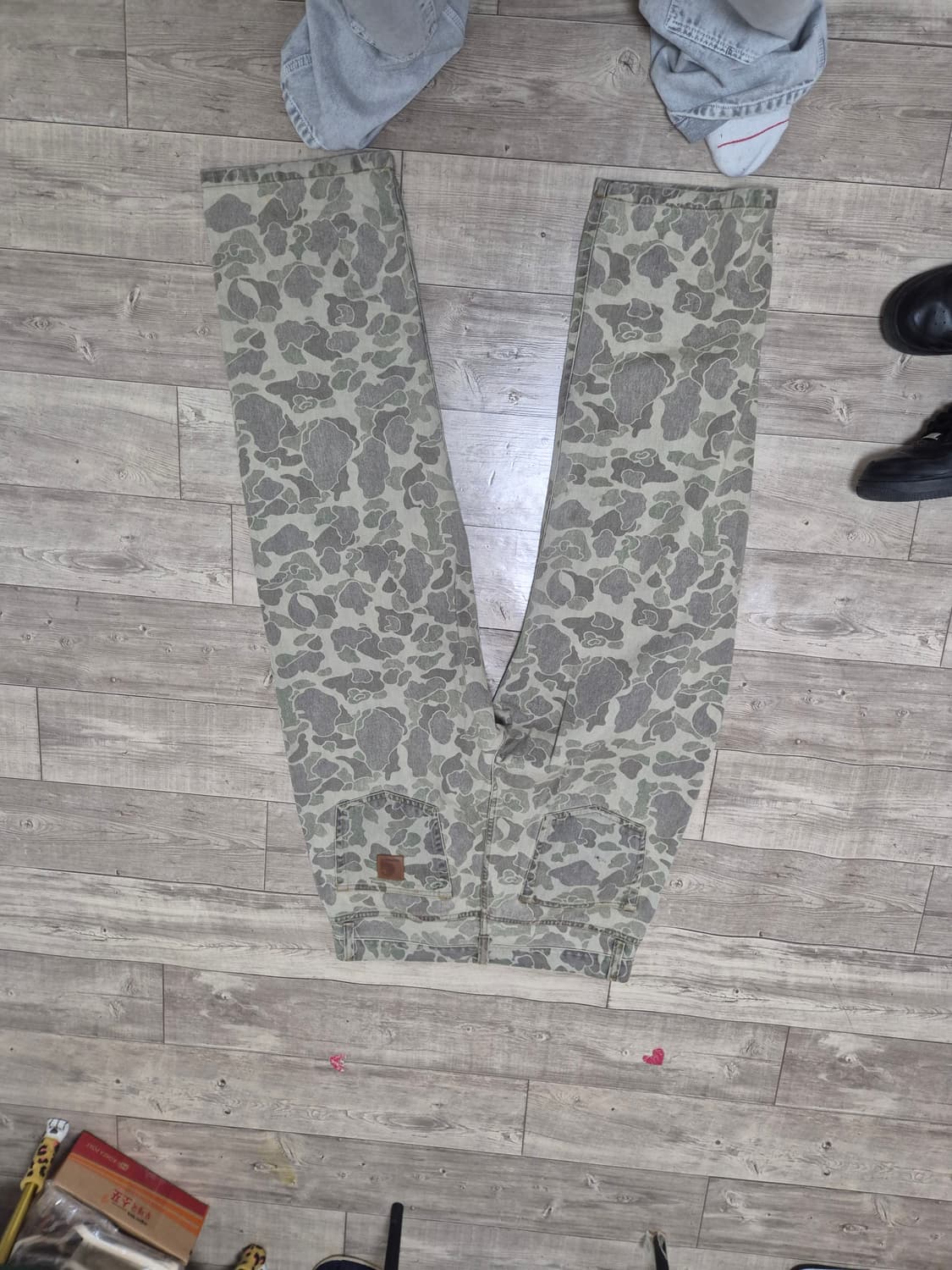 [34] 칼하트 덕 랜던 카모 덕 데님 팬츠 13.5oz 상품이미지8