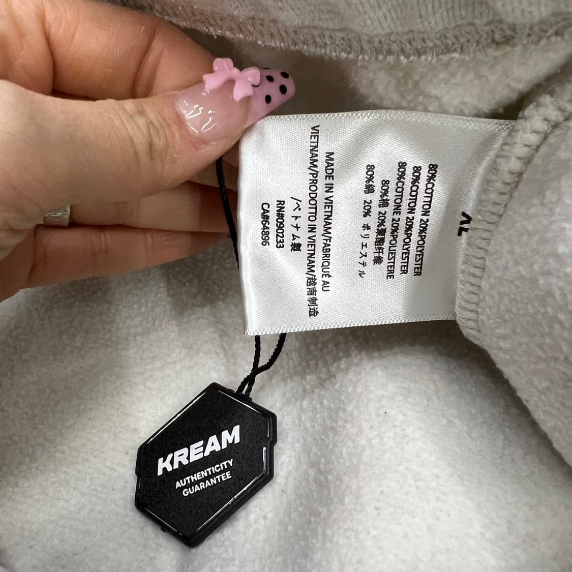 피어오브갓 에센셜 스웻팬츠 크림택 상품이미지4