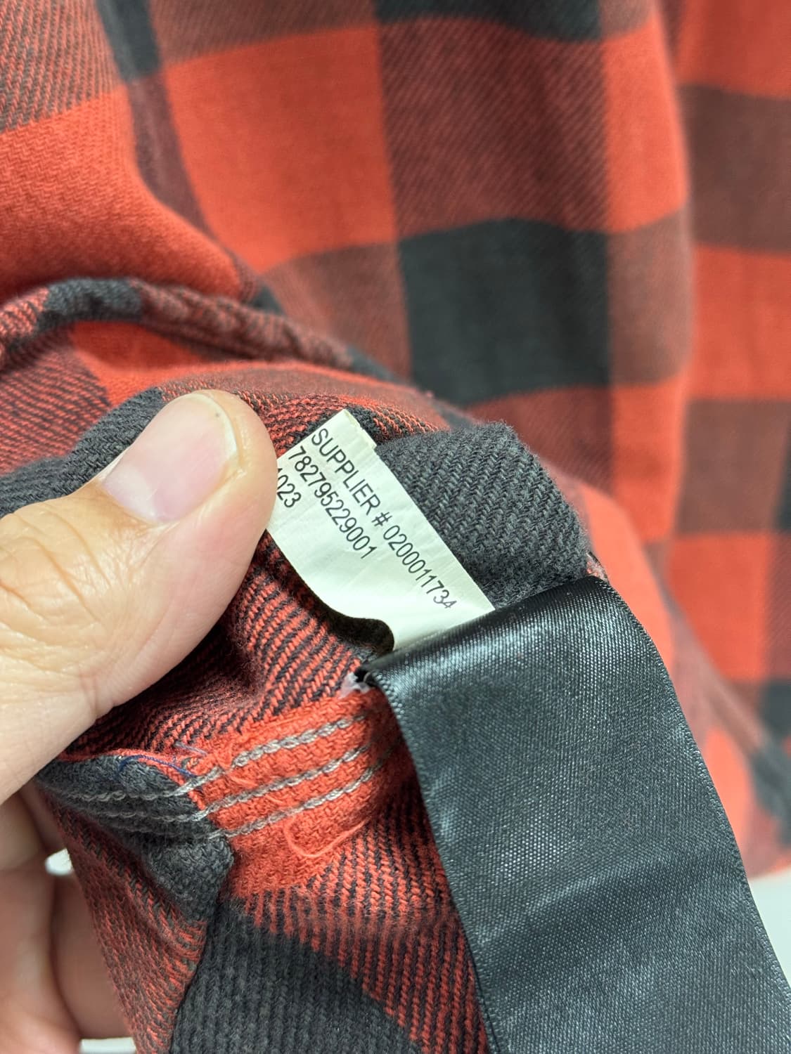 더블알엘 플래드 트윌 워크셔츠 / L 상품이미지7